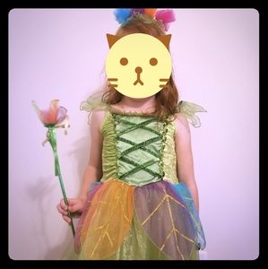 Girl's Fairy outfit /costume size 4 with accessory
